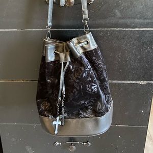 Killstar velvet black bag